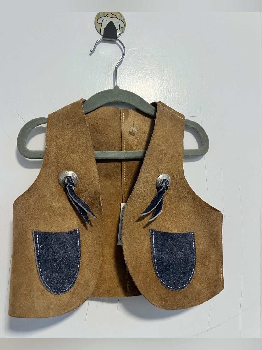 Sheplers Western rodeo suede leather cowboy fringe vest Size 1 YO LIKE NEW
